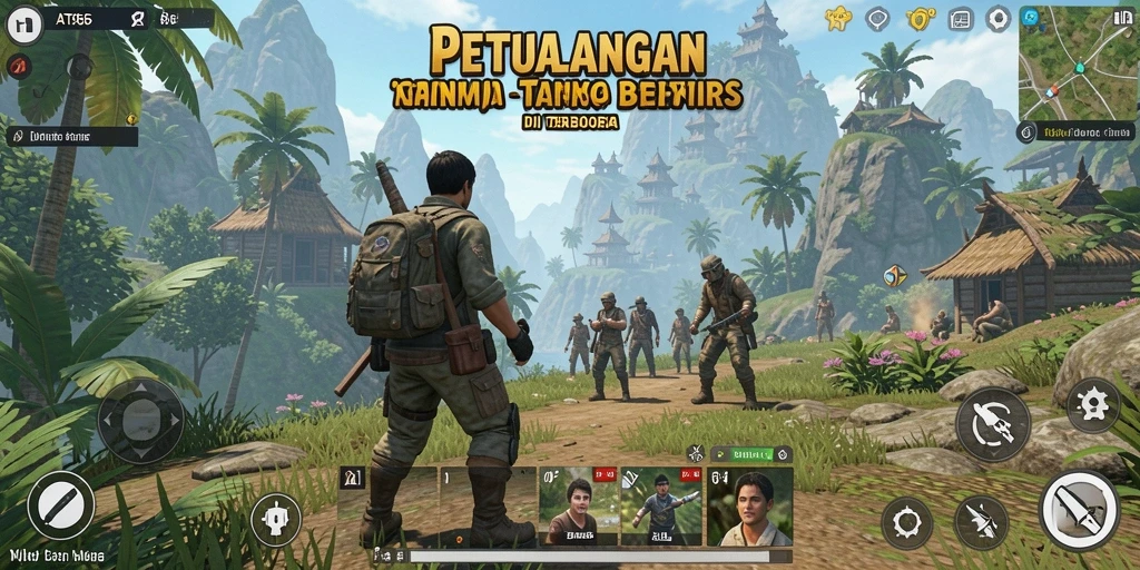 Tampilan menarik dari gameplay Open World AT866.