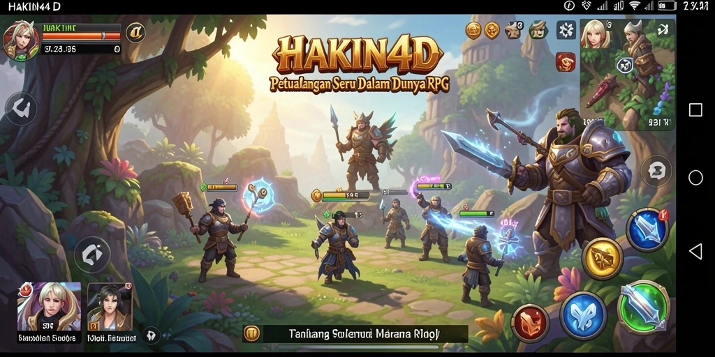 Tangkapan layar HAKIN4D menampilkan pertarungan seru dalam dunia RPG yang kaya.