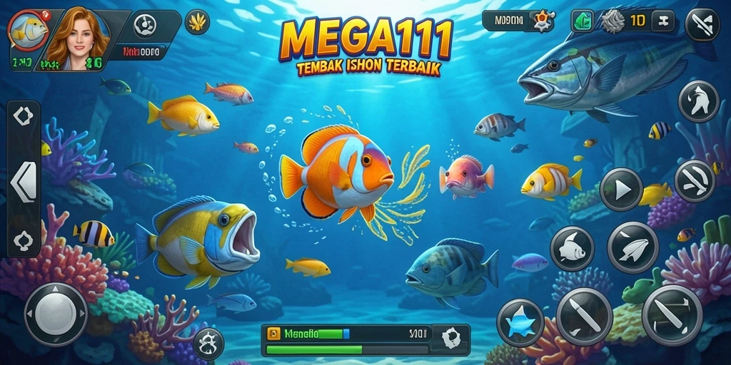 Gameplay seru Tembak Ikan dengan grafis menawan.