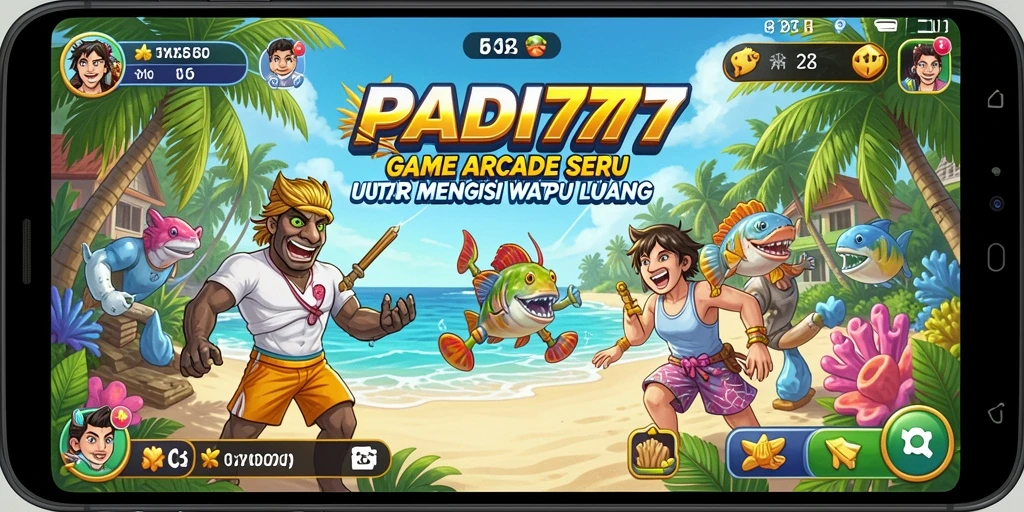 Tampilan gameplay PADI777 yang penuh aksi dan warna-warni.