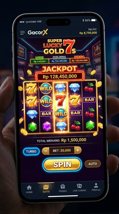 Gambar fitur pencarian untuk menemukan aplikasi di gacorx dengan cepat.